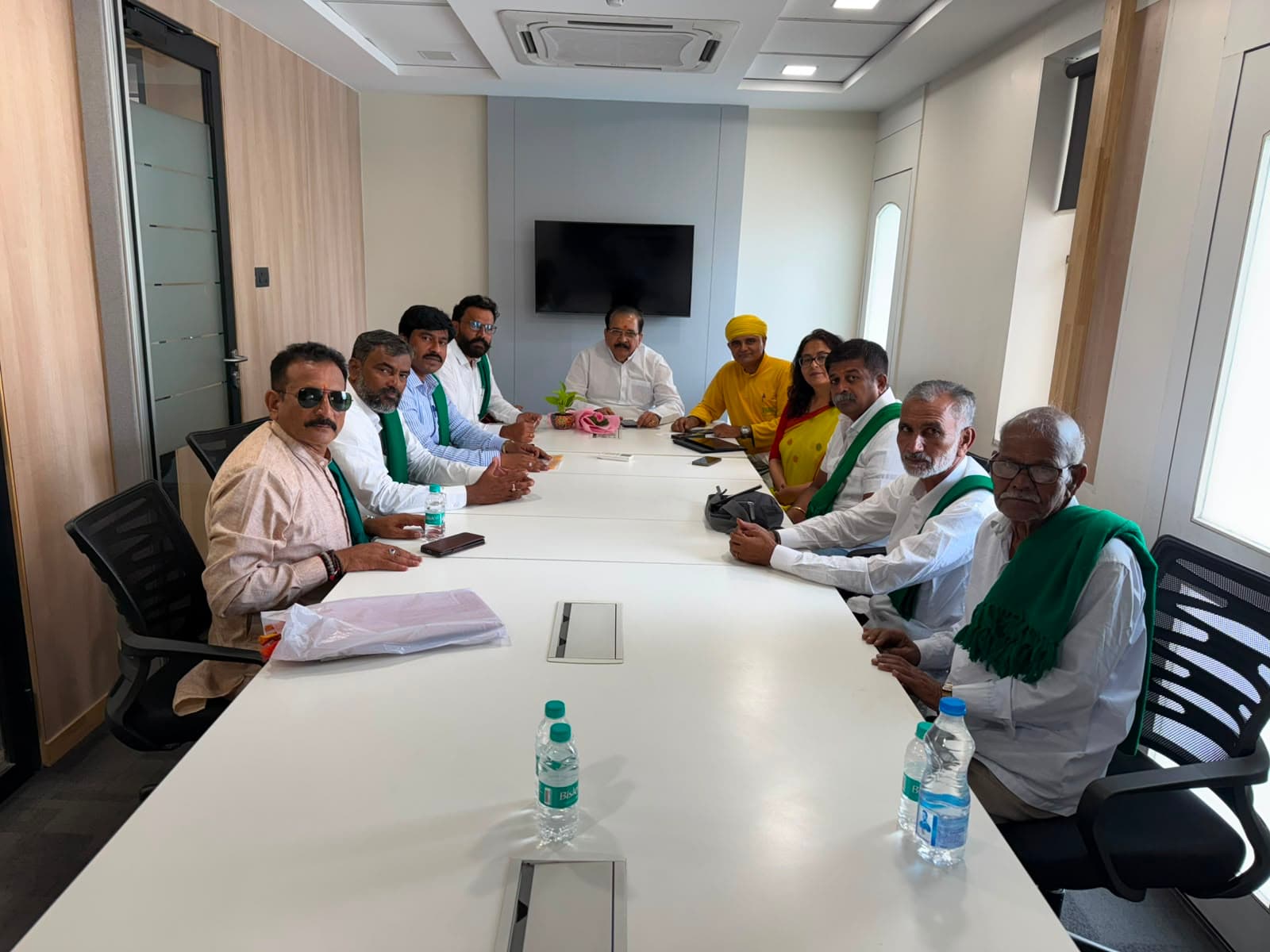 Meeting with Bharatiya Krishak Samaj representatives in New Delhi